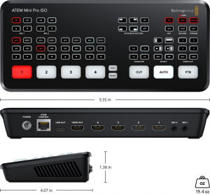 Blackmagic Design ATEM Mini Pro ISO, HDMI Live Stream switcher video [2]
