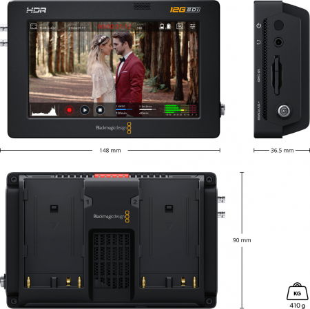 Blackmagic Video Assist 5" 12G HDR Recorder/Monitor [5]