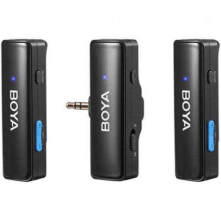 Boya BoyaLink Sistem de Microfon Wireless dublu cu adaptor (2.4gHz) [4]