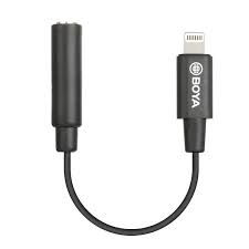 Boya BY-K3 adaptor mama 3.5mm TRRS la tata lightning [1]