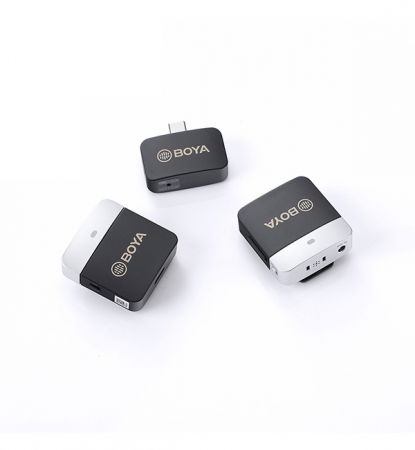 Boya BY-M1V4 Lavaliera wireless dubla pentru smartphone [3]