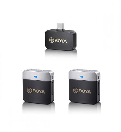 Boya BY-M1V4 Lavaliera wireless dubla pentru smartphone [1]