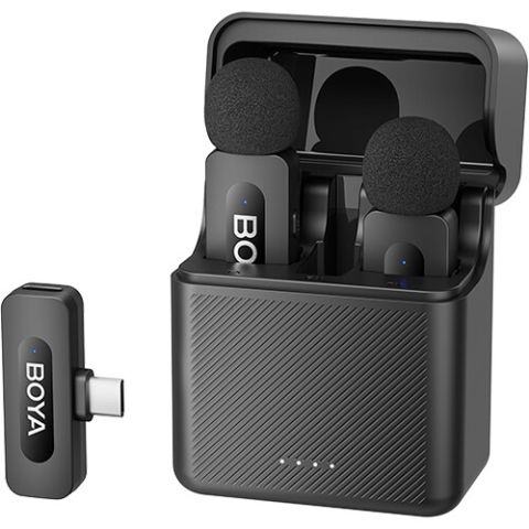 Lavaliere - Boya BY-V30 sistem de lavaliere wireless dual, 2.4GHz (USB-C)