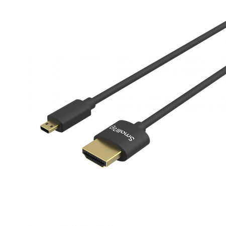 Cablu Full HDMI - Micro HDMI 4K Ultra Slim SmallRig (D la A) 55 cm [1]