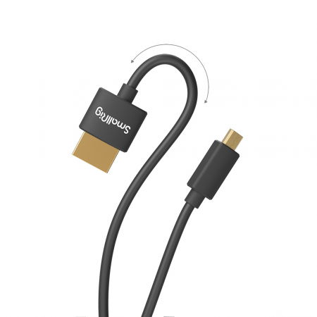 Cablu Full HDMI - Micro HDMI 4K Ultra Slim SmallRig (D la A) 55 cm [2]