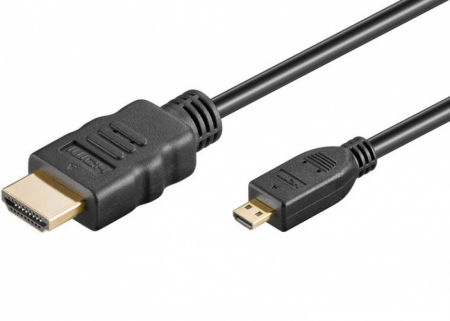 Solutii LIVE si Broadcasting - Cablu Micro HDMI-D la HDMI V1.4 T-T 5M
