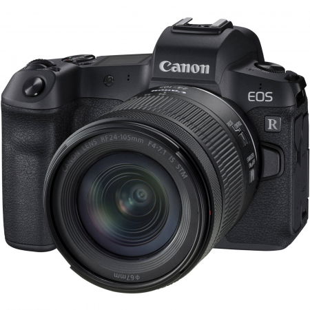 Aparate foto Mirrorless - Canon EOS R Kit RF 24-105mm f/4-7.1 IS STM