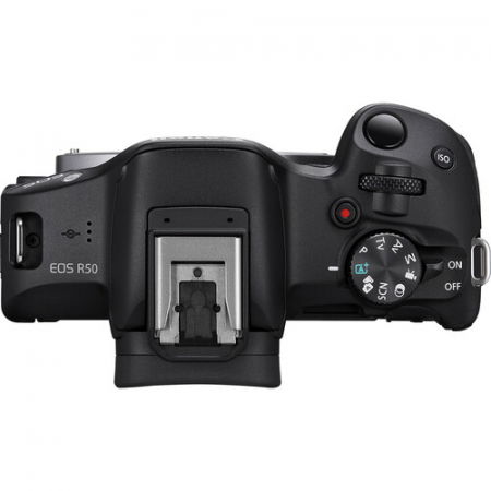Canon EOS R50 Aparat Foto Mirrorless Kit cu Obiectiv RF-S 18-45mm F4.5-6.3 IS STM Negru [2]
