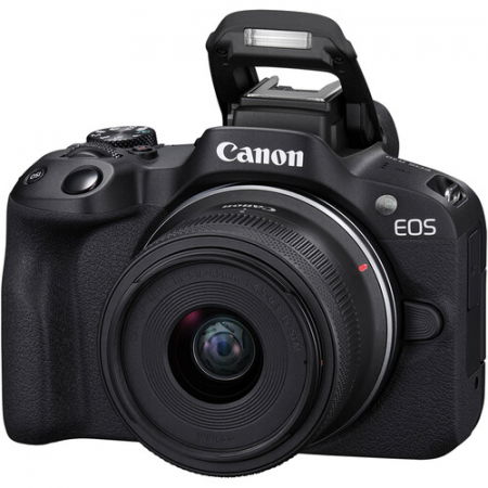 Canon EOS R50 Aparat Foto Mirrorless Kit cu Obiectiv RF-S 18-45mm F4.5-6.3 IS STM Negru [7]