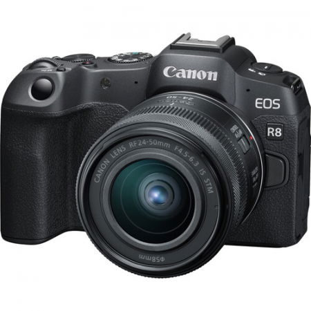 Aparate foto Mirrorless - Canon EOS R8 Kit RF 24-50mm F4.5-6.3 IS STM