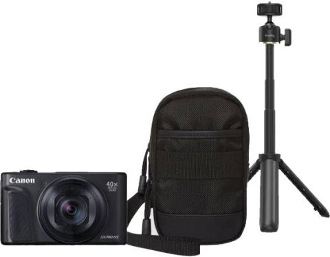 Aparate compact premium - Canon PowerShot SX740 HS + minitrepied si geanta