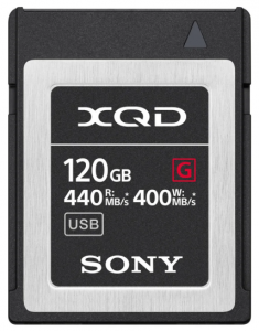 Medii de stocare - Sony Card memorie XQD 120GB Serie G 400MB/s