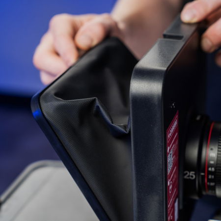 Caruba Teleprompter pentru smartphone si tableta de maxim 20cm [2]