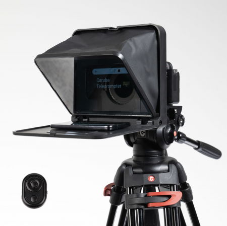 Caruba Teleprompter pentru smartphone si tableta de maxim 20cm [4]