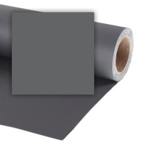 Accesorii de studio - Colorama fundal foto gri Charcoal 2.72 x 11m