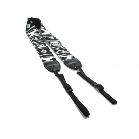 Accesorii aparate foto - Curea aparat foto textil alb-negru BW2