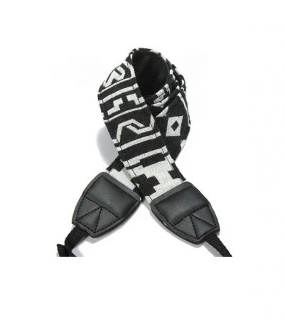 Curea aparat foto textil alb-negru BW2 [2]