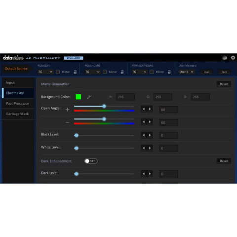 Datavideo DVK-400, Procesor Chroma Key Real-Time [3]