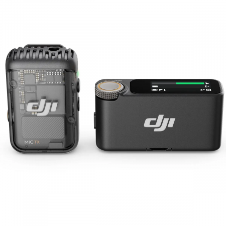 Echipamente audio - DJI Mic 2 Sistem de microfon wireless single compact pentru 1 persoana (2,4 GHz)