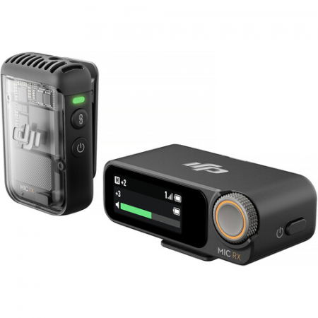 DJI Mic 2 Sistem de microfon wireless single compact pentru 1 persoana (2,4 GHz) [7]