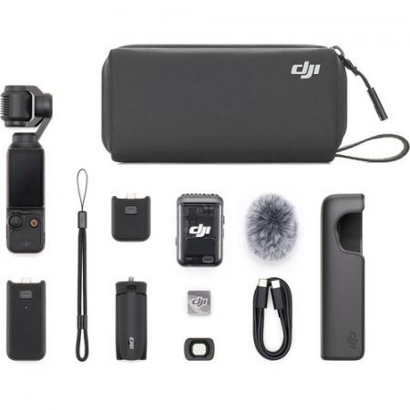 Gimbal - DJI Osmo Pocket 3 Creator Combo Stabilizator cu camera si accesorii