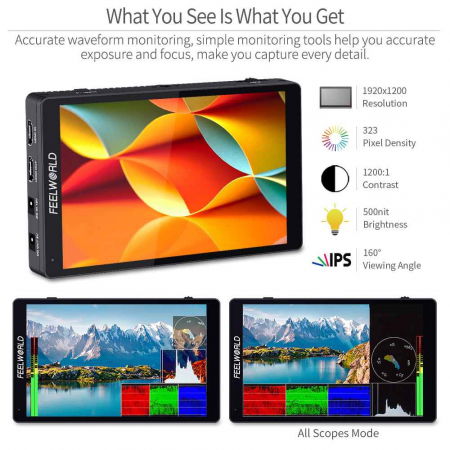 Feelworld F7 Pro 7" Monitor 3D LUT Touchscreen [4]