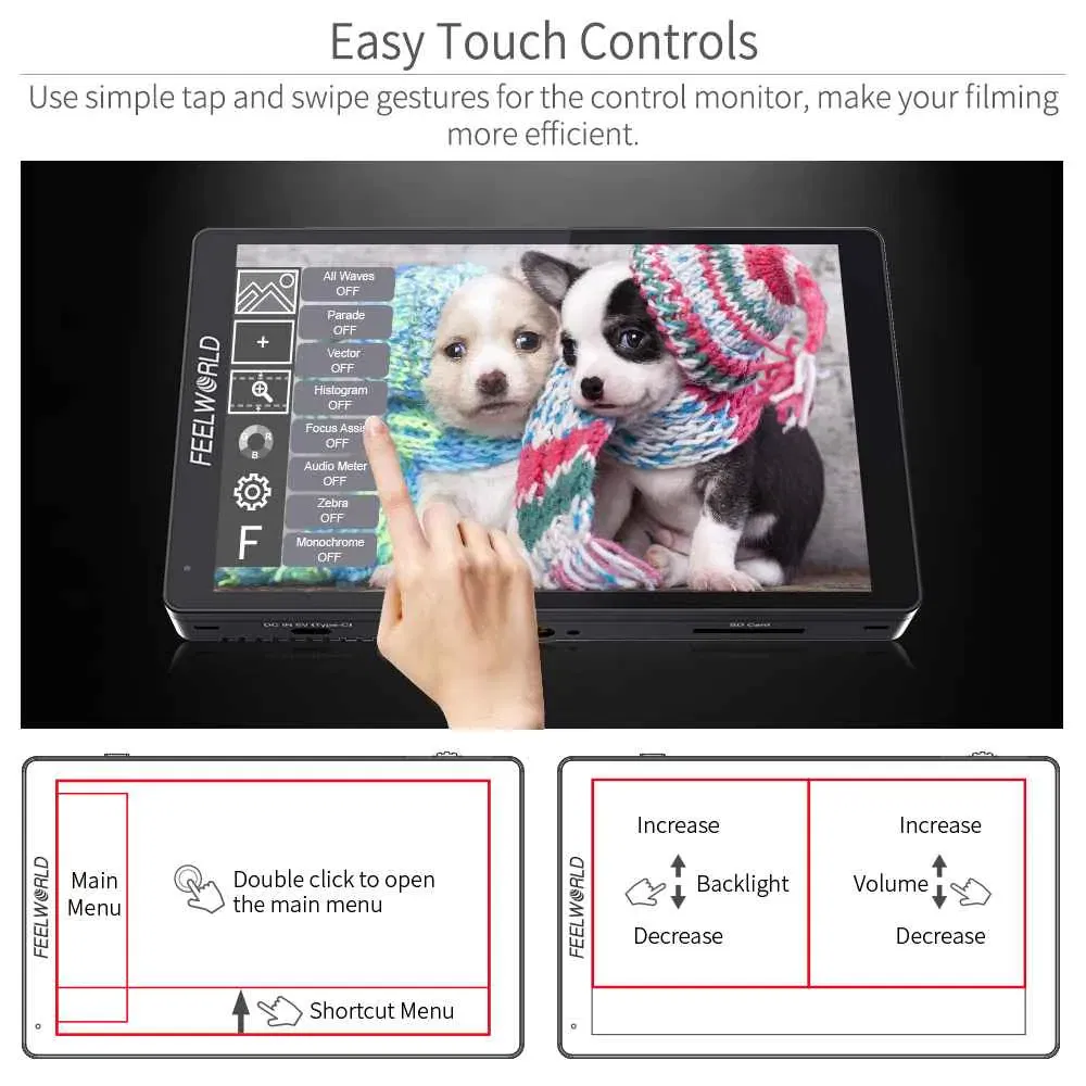 Feelworld F7 Pro 7" Monitor 3D LUT Touchscreen [1]