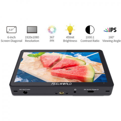 Feelworld monitor F5 Pro V4 6”, Touchscreen [5]
