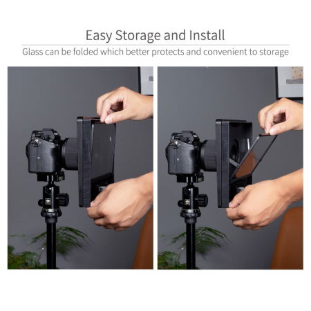Feelworld TP10 Teleprompter Pliabil pentru Smartphone/Tableta/DSLR [1]