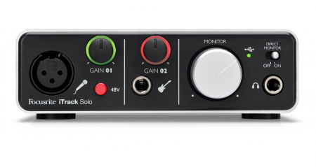 Interfete/mixere audio - Focusrite iTrack Solo Lightning