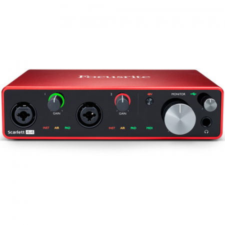 Focusrite Scarlett 4i4 4x4 Interfață USB Audio/MIDI (a treia generație) [1]