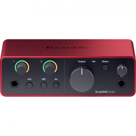 Focusrite Scarlett Solo Studio Interfata audio USB-C cu microfon si casti (4th gen) [4]