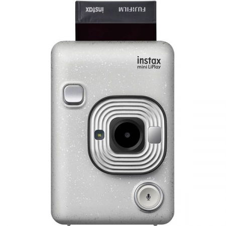 Fujifilm Instax Camera Foto Instant Mini Liplay Stone White [2]