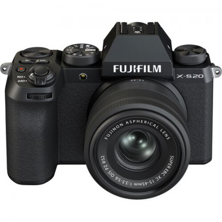Fujifilm X-S20 Kit Aparat Foto Mirrorless XC 15-45 mm F/3,5-5,6 OIS PZ (Negru) [4]