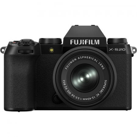 Fujifilm X-S20 Kit Aparat Foto Mirrorless XC 15-45 mm F/3,5-5,6 OIS PZ (Negru) [3]