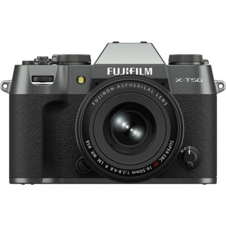 Aparate foto Mirrorless - Fujifilm X-T50 kit 16-50mm silver