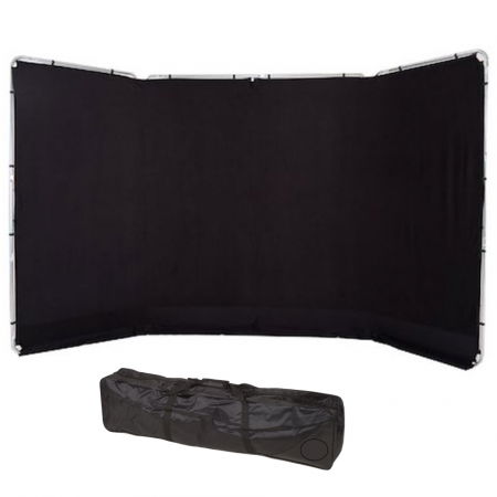 Fundaluri panoramice - Fundal panoramic cu rama inclusa Negru 4.2 x 2.40m