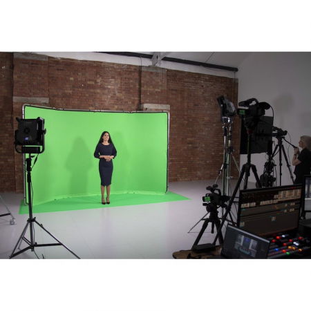 Fundal de podea din vinil 1,37m x 4m Chroma Key Green [6]