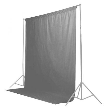 Accesorii de studio - Fundal panza gri 2 x 3m