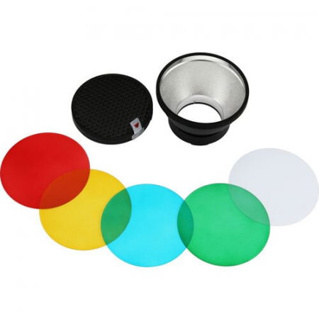 Blituri profesionale - Godox AD-R14 Kit Reflector cu Grid si Filtre pentru AD300PRO