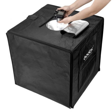 Godox Cort fotografiere 80x80cm cu 3 benzi LED [4]