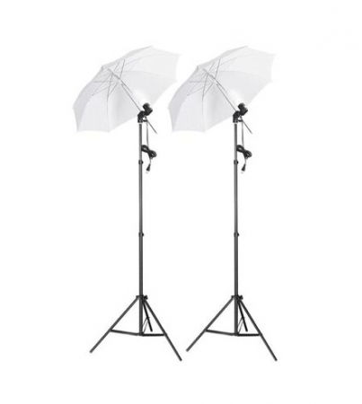 Kit lumini E27 40W cu umbrela difuzie si stativ [1]