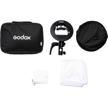 Godox Kit Softbox cu adaptor S2 60x60cm cu grid [5]