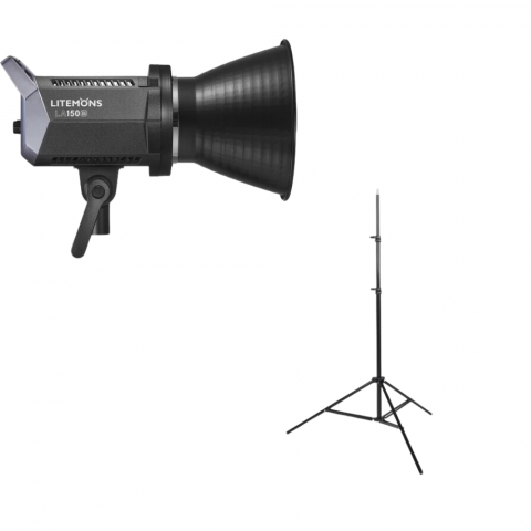 Lumini foto-video - Godox Litemons LA150Bi LED BiColor cu stativ