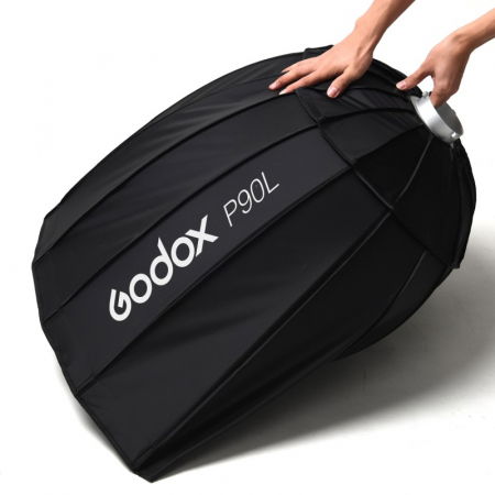 Godox P90L Softbox parabolic 16 spite 90cm montura Bowens [6]