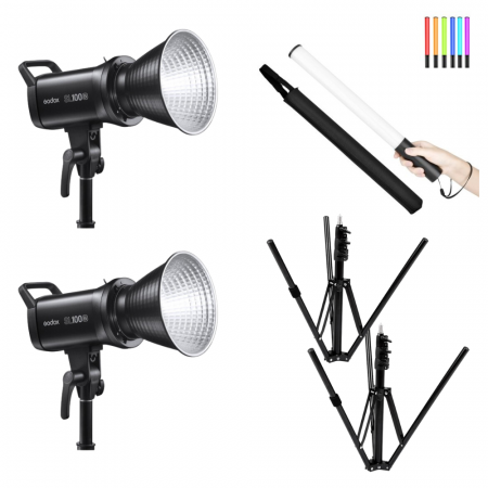 Godox SL100Bi Lampa LED 2800-6500K Montura Bowens [0]