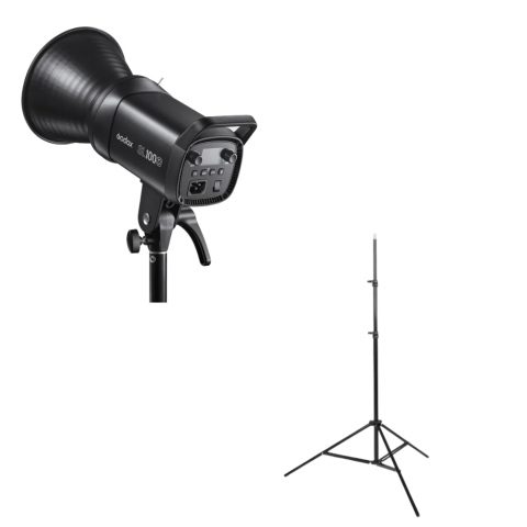 Lumini foto-video - Godox SL100D Lampa LED Daylight 5600K cu stativ