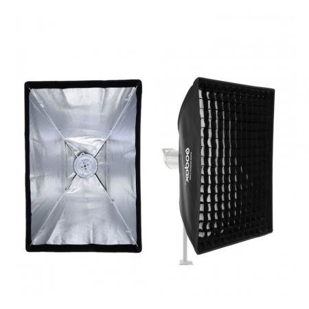 Softboxuri - Godox Softbox tip umbrela Bowens 80x120 cu grid