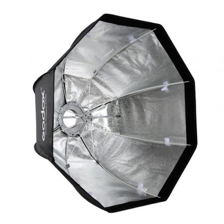 Godox Softbox tip umbrela montura Bowens 80cm cu grid [3]