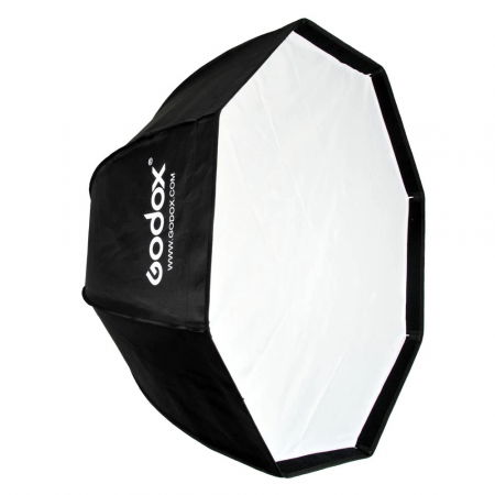 Godox Softbox tip umbrela montura Bowens 80cm cu grid [1]